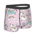 thumbnail image 3 of Bingfone Llama Unicorn And Rainbow Men'S Underwear - Casual Stretch Boxer Briefs-Medium, 3 of 9