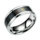 thumbnail image 1 of Anillos de pareja Sonducket Anillo delicado de Acero inoxidable Sensor inteligente Temperatura corporal Plata 7, 1 of 6