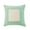 Pastel Green And Cream, variant on 4 x 20 x 20 in. Green Zippered 100 Percent Cotton Throw Pillow - Set of 2