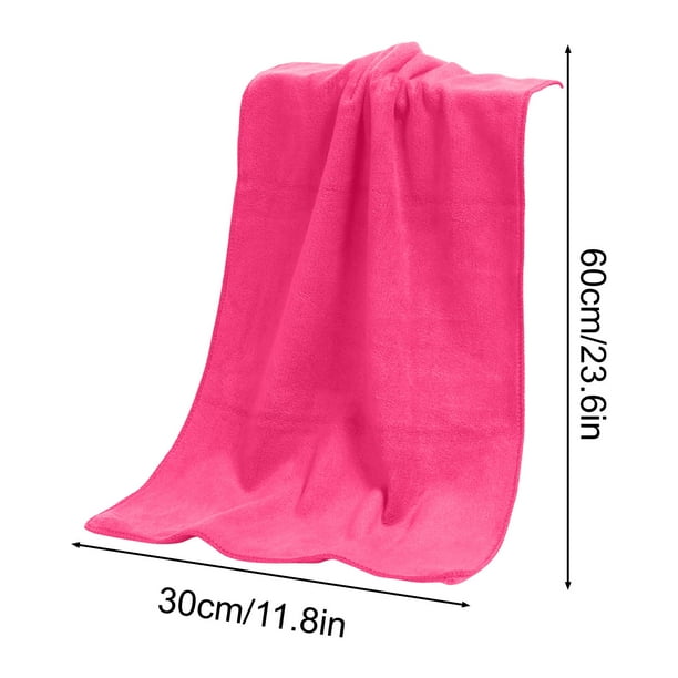 Yhmxh Toalla de limpieza para tienda, toalla para baño de pies, toalla gruesa y absorbente para secar el cabello, paquete de 6 piezas.