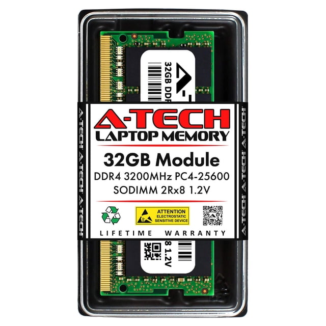 Memoria RAM para laptop A-Tech 32 GB DDR4 3200 MHz SO-DIMM