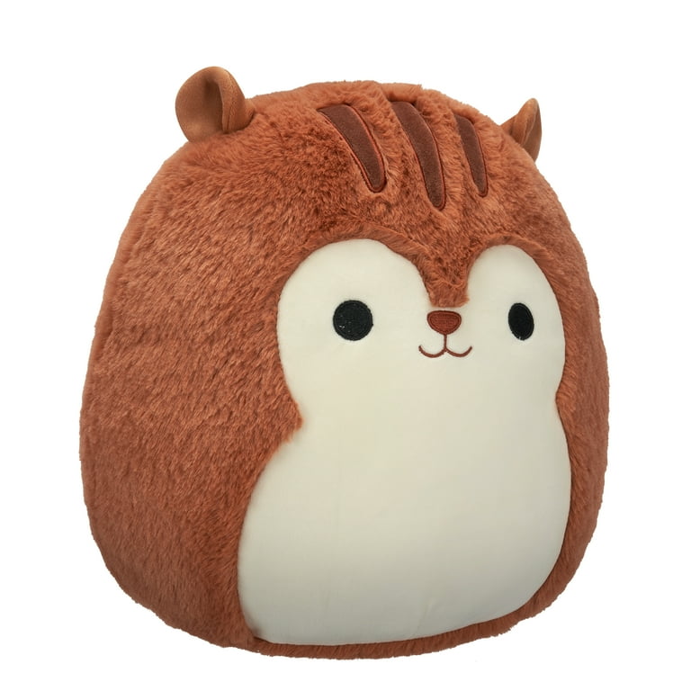 Squishmallows FuzzAMallow Official 12 inch Sawyer the Brown