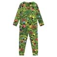 thumbnail image 3 of Renewold Durable Scoop Neck Nightwear Tops Set of 2 Colorful Lights Christmas Ball Long Sleeve Tee Pajama for Toodlers and Kids Trendy Skin Friendly Pajama Top Size 13-14, 3 of 5