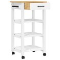 thumbnail image 2 of vidaXL Kitchen Trolley MONZA 48x40x90 cm Solid Wood Pine, 2 of 5