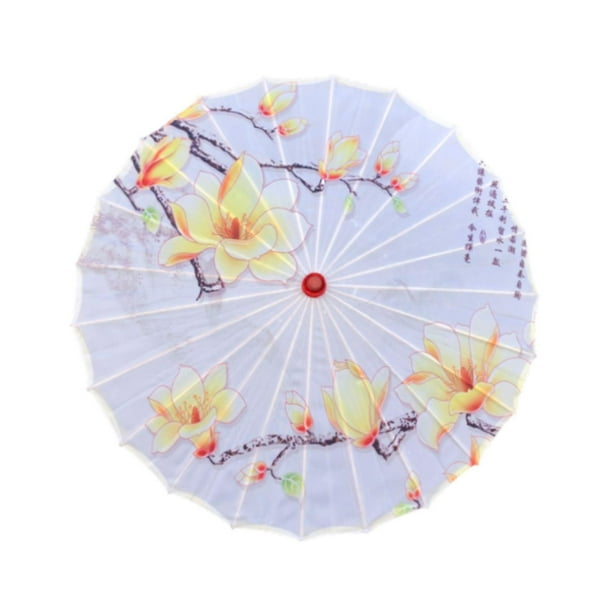 Paraguas de papel aceitado chino, paraguas japonés para bailar, cosplay, regalos de boda Estilo H