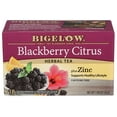 thumbnail image 2 of Pack of 6, Bigelow Blackberry Citrus Plus Zinc Herbal Tea, 1.06 oz, 2 of 6