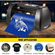 Vinyl Cutter Plotter Machine 14 Software Sign Making Machine 720mm Paper Feed Vinyl Cutter Plotter With Stand (14 3 ,Easy to Use