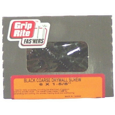 Primesource #6 X 1 Inch Drywall Screws, Coarse Thread Bugle Head, Phillips Drive, 6oz Box (121-Pack)