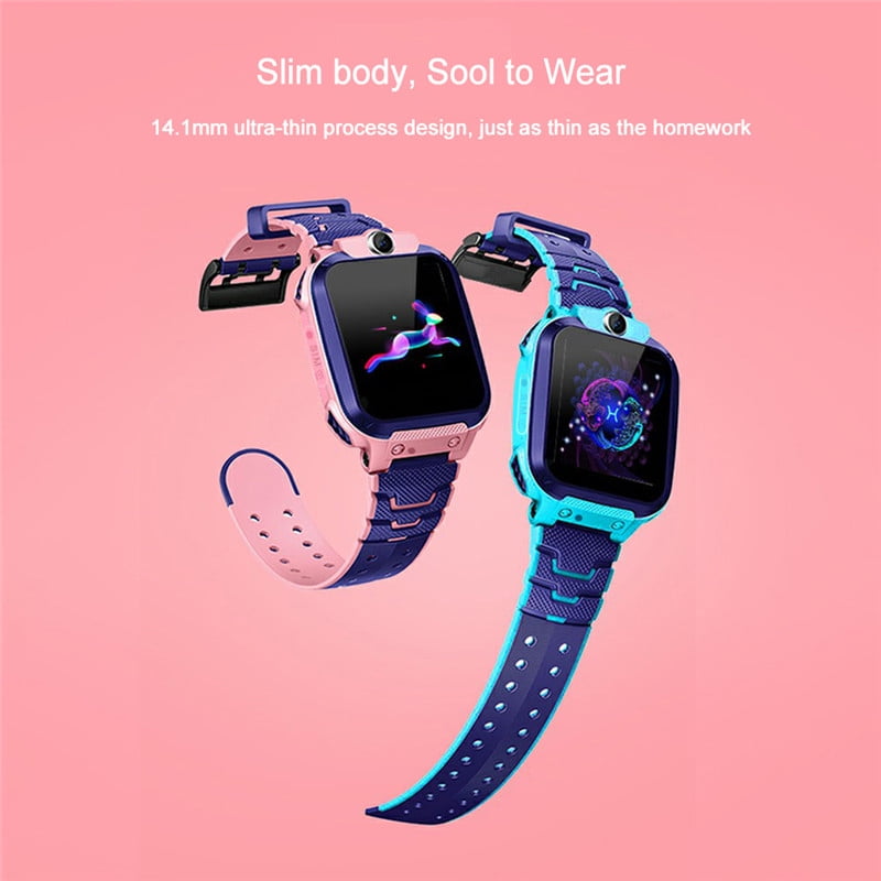 Q12b Children s Smart Watch Silicone Waterproof Positioning Touch Screen Smart Watch Walmart