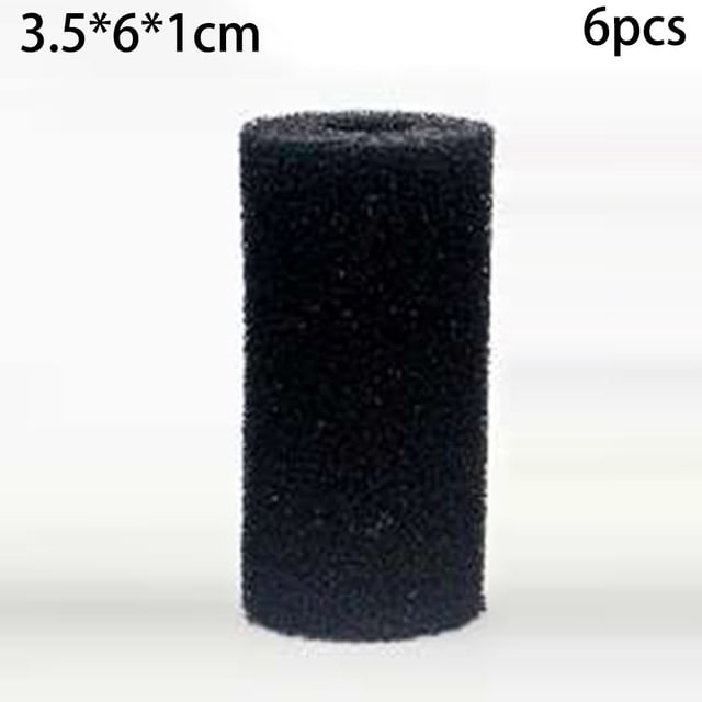 MYG 6PCS Trop-Plein Filtre Boîte Admission Ronde Pré-Filtre Mousse Éponge Aquarium de Poissons
