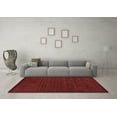 thumbnail image 3 of Ahgly Company Indoor Rectangle Solid Red Modern Area Rugs, 2' x 5', 3 of 4