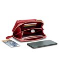 thumbnail image 4 of Mini Crossbody Phone Purse, Women Sling Bag with Snap Clasp & Embroidery, Small Faux Leather Shoulder Bag for Cell Phone, Cards, Keys, Daily Commute Errands Travel, 4 of 6