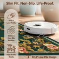 thumbnail image 6 of Design&I 6'x9' Washable Area Rug Oversized Skid-Resistant Moody Rustic Botanical Vintage Floral Vine With Symmetrical Bird Emblem for Living Room, Family Indoor, 6 of 7