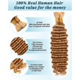thumbnail image 3 of Cabello trenzado humano Flagship Deep Wave, 100 g, 40 cm, rubio miel, 3 of 7