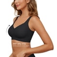 thumbnail image 3 of Daystry Womens Plus Size Wireless Bra Supportive Seamless Bras Full Coverage Push Up Comfortable No Underwire Tshirt Bras, 3 of 9