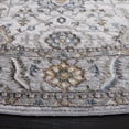 thumbnail image 3 of SAFAVIEH Bel Air Hartley Oriental Polyester Area Rug, Beige/Gray, 6'7" x 6'7" Round, 3 of 11