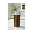 thumbnail image 3 of Signature Design by Ashley Henfield Accent Table, Beige & Brown, 3 of 7
