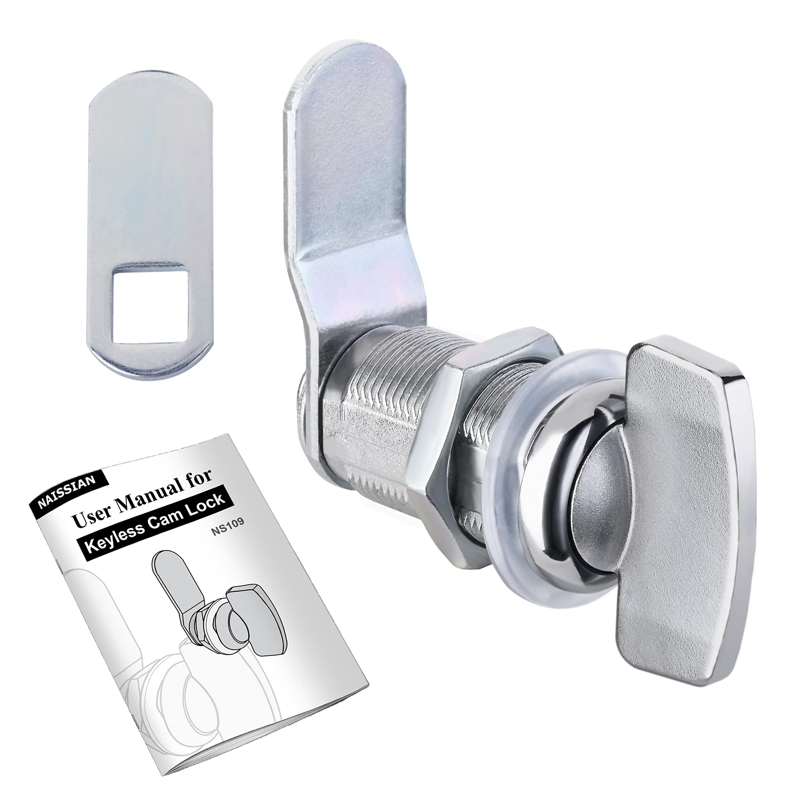 1 1/8 Inch Thumb Lock,RV Compartment Latch,Shower Door Lock Latch