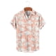 thumbnail image 5 of Mens Casual de Manga Corta Botón Abajo Camisas Impresas Cuello Turndown, Blusa de Moda para Verano Al Aire Libre Uso Diario, 5 of 6