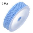 thumbnail image 3 of 2 Pack Twisted Nylon Twine Thread Beading Cord 3mm 7M/23 Feet Extra Strong Braided Nylon String, Blue, 3 of 6