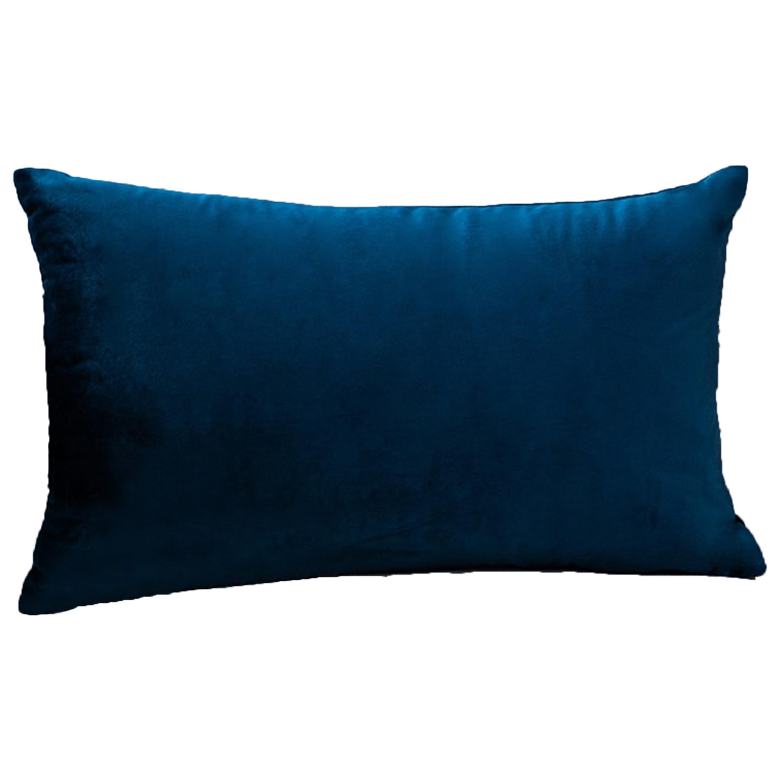 Super Soft Rectangular Velvet Pillowcase Solid Color Lumbar Pillow
