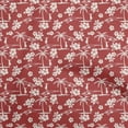 thumbnail image 1 of oneOone Cotton Flex Red Fabric Tropical Craft Projects Decor Fabric Printed By The Yard 40 Inch Wide, 1 of 5