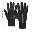 thumbnail image 3 of Waterproof Winter Gloves, Men's Winter Gloves, Thermal Gloves Men Extreme Cold, Touch Sensitive Fingertips, Cycling Running, Pink, Non-Slip Palm, 1 Pair, 3 of 7