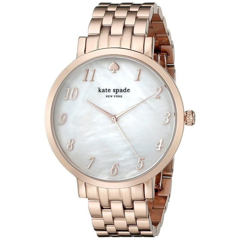 Kate Spade New York Women s Monterey 1YRU0850 Rose Gold Stainless Steel Quartz Watch Walmart