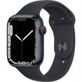 thumbnail image 1 of Apple Watch Series 7 GPS, 45mm Midnight Aluminum Case with Midnight Sport Band - Regular, 1 of 4