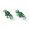 thumbnail image 2 of 5pcs Home Decorations Handmade Lampwork Display Decorations Crocodile Green 34~37x14~16x11~13mm, 2 of 2
