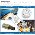 thumbnail image 3 of Boat Gas Key Tool, 316 Stainless Steel Deck Plate Key 2pcs  for Fuel Water Tank, 3 of 7