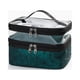 thumbnail image 2 of Bolsa de cosméticos Jadeshay impermeable transparente de doble capa compacta y ligera, 2 of 6