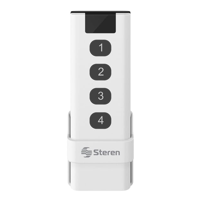 Control remoto Bluetooth* programable de 4 botones, para dispositivos Steren Home Steren SHOME-530