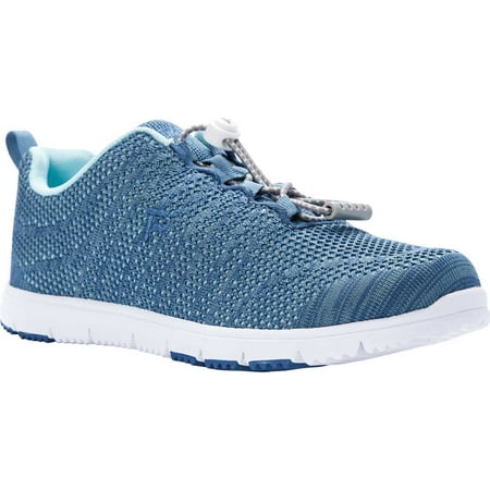 

Women s Propet TravelWalker Evo Sneaker Denim Blue/Light Blue Knit Mesh 8 D