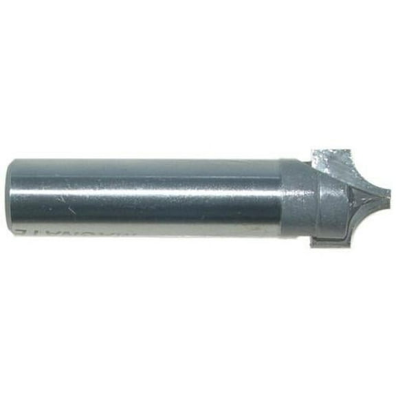 Magnate 1268 Plunge Flat Roundover Router Bit - 1/4" Radius, 1/8" Small Diameter, 1/2" Shank Diameter, 1/2" Cutting Length, 2" Shank Length