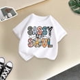 thumbnail image 4 of LRen T Shirts for Girls 8-10 Girl Letter Print Round Neck Casual Short Sleeve Tees Girls' Comfy Back To School Shirt Kids Summer Tops, 4 of 4