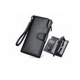 thumbnail image 1 of Cartera De Lujo Para Caballero Con Tarjetero Y Porta Celular Xtellar negro, 1 of 4
