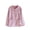 Purple, variant on LOPECY-Sta Women's Pajama Top Winter Solid Color Long Sleeve V Neck Fleece Button Front Bed Warm Home Clothes