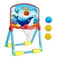 thumbnail image 1 of Aro de baloncesto de piscina flotante de plástico, de deportes de ejercicio juguetes de piscina interactivos para a partir de 6 Sunnimix aro de baloncesto de la piscina, 1 of 6
