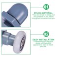 thumbnail image 3 of Shisuyan Pièces de Rechange pour Porte de Douche Couleurs Assorties 12 Pcs 4,3 Po Design Professionnel, 3 of 8