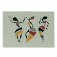 thumbnail image 1 of African Cutting Board, Dancers Silhouette Set Native Dresses Party Carnival Tradition, Decorative Tempered Glass Cutting and Serving Board, Small Size, Multicolor, by Ambesonne, 1 of 1