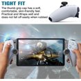 thumbnail image 2 of FANZC-1 Pair Handheld Decorative Trim Shell Suitable for PS Portal Remote Player, ps5 Edge Controller DIY Replacement Clip Shell, Including Tool Kit and 2 Thumb Grips, Gray Plates Cover, 2 of 4