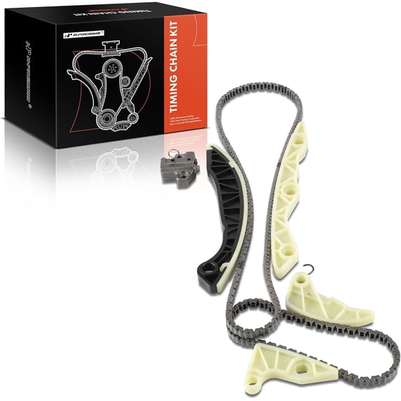A-Premium 7PCS Engine Timing Chain Kit W/Tensioner & Guide Compatible with Kia & Hyundai - Forte 2010-2013, Forte Koup 2010-2013, Forte5 2012-2013, Tucson 2011-2013, Genesis Coupe 2010-2012 - L4 2.0L