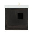 thumbnail image 5 of Gazsi 36" Single Bathroom Vanity Set in Black Oak with Mirror, 5 of 10