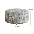 thumbnail image 5 of Fusion Furniture Outlier Mushroom Fabric Cocktail Ottoman in Multi-Color, 5 of 6
