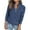 Grey Blue, variant on PRETTYGARDEN Womens Sweaters Quarter Zip Knit Long Sleeve Business Casual Pullover Tops Fall Fashion Work Outfits