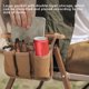 thumbnail image 5 of Fiudx Ofertas de la semana Bolsa colgante para reposabrazos de silla de exterior, bolsa de almacenamiento de lona, bolsa de almacenamiento portátil multifuncional de doble capa, 5 of 7