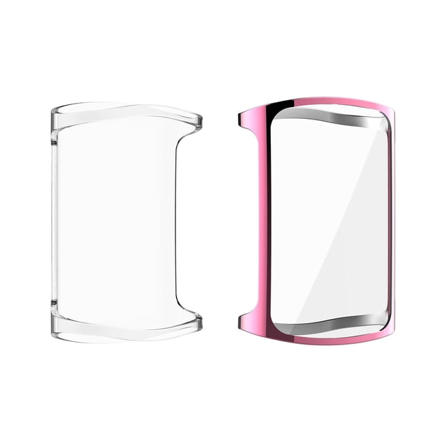 Funda Protectora Compatible Con Fitbit Charge5 Pulsera Inteligente Galvanoplastia Funda A Prueba De Caídas Para Evitar Arañazos 2 Uds Kearding EL017495-04