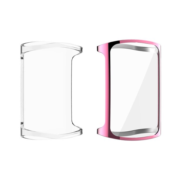 Funda Protectora Compatible Con Fitbit Charge5 Pulsera Inteligente Galvanoplastia Funda A Prueba De Caídas Para Evitar Arañazos 2 Uds seitruly EL017495-04