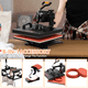 thumbnail image 5 of Garvee Prensa térmica de 15x15", 8 en 1 multifunción con calentamiento de doble tubo y kit completo, para camisetas, tazas, gorras, platos, 5 of 7